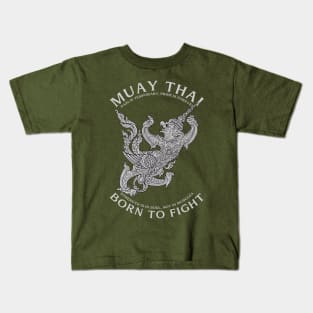 Muay Thai Boran The Art of Eight Limbs Kids T-Shirt